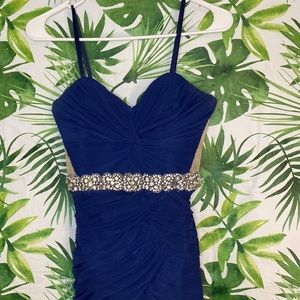 City Studio• Dark Blue Prom Dress